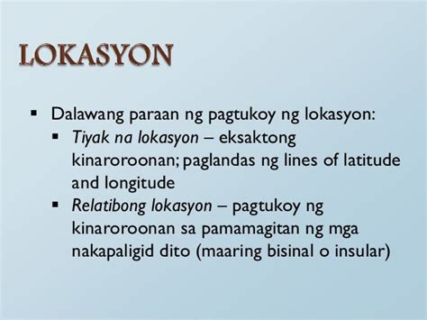 ano ang lokasyon|Lokasyon (heograpiya) .